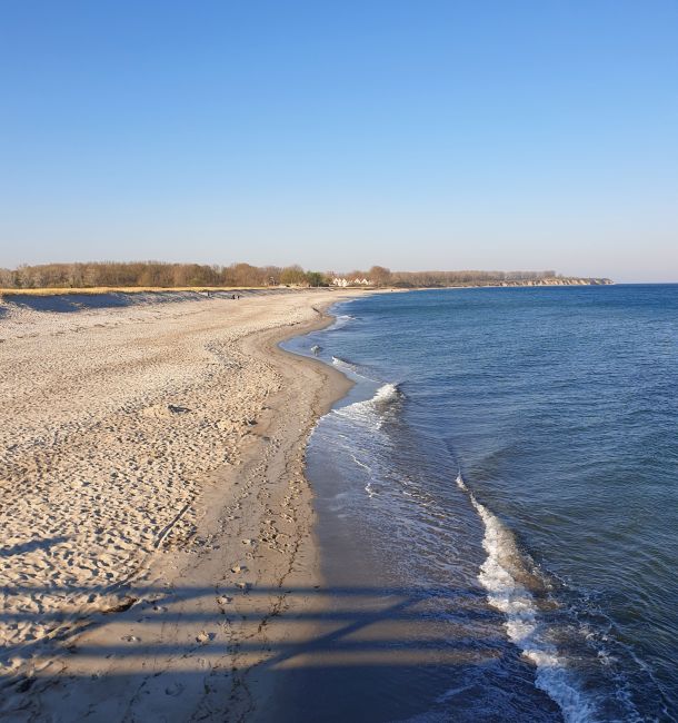Rerik Ostsee Wellen am Strand