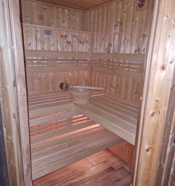 Sauna im Bad Erdgeschoss